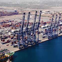 Quay cranes